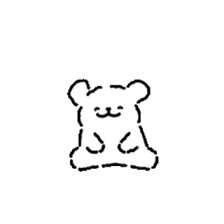 ⭐ emoji 线条小狗 @Stickers_AChansp Telegram sticker 11 of 24