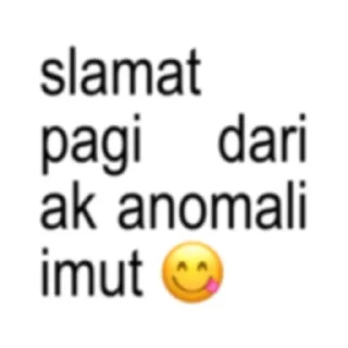 🤭 emoji stikeranomalikeren :: @janggar Telegram sticker 23 of 29