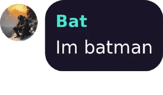 Sticker from Dark knight 1 @bat143