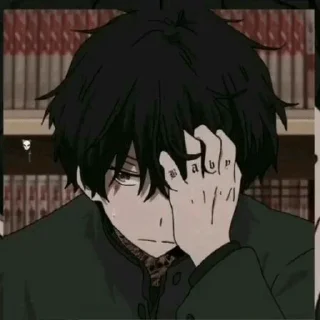 🖤 emoji ANIME VOID @dazai_1234_5 — @stckrRobot Telegram sticker 22 of 120