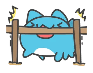 🤓 emoji 貓貓蟲-咖波 可愛啟航 @moe_sticker_bot Telegram sticker 18 of 24