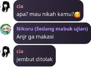 🥰 emoji Tongkrongan kami bkn tongkrong pack by @QuotLyBot Telegram sticker 24 of 120