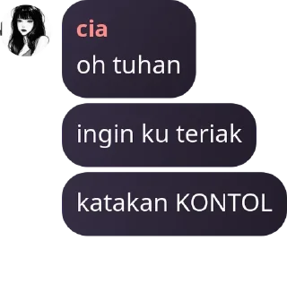 📢 emoji Tongkrongan kami bkn tongkrong pack by @QuotLyBot Telegram sticker 21 of 120