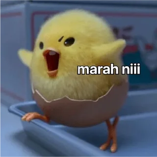 😀 emoji gudetama anak ayam 🐣 Telegram sticker 2 of 15