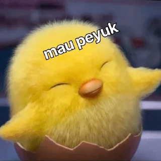 😀 emoji gudetama anak ayam 🐣 Telegram sticker 15 of 15