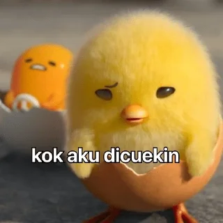 😀 emoji gudetama anak ayam 🐣 Telegram sticker 1 of 15