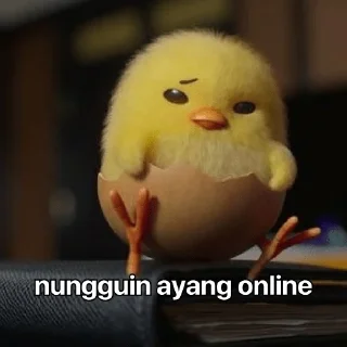 😀 emoji gudetama anak ayam 🐣 Telegram sticker 8 of 15