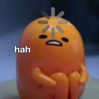😀 emoji gudetama anak ayam 🐣 Telegram sticker 3 of 15