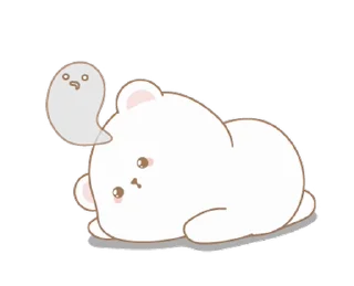 😮‍💨 emoji Cute bear @deazzle Telegram sticker 10 of 24