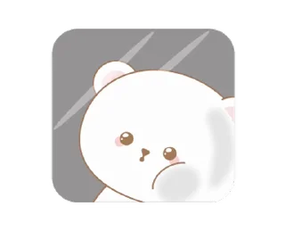 😪 emoji Cute bear @deazzle Telegram sticker 24 of 24