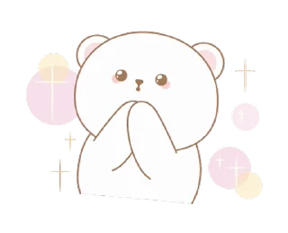 🥺 emoji Cute bear @deazzle Telegram sticker 14 of 24