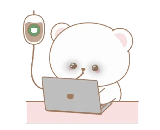 🤒 emoji Cute bear @deazzle Telegram sticker 7 of 24