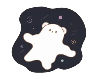 😴 emoji Cute bear @deazzle Telegram sticker 8 of 24