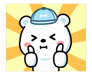 ⭐ emoji Jun Bear (ID) @deazzle @cremium Telegram sticker 7 of 24