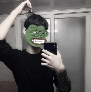 ♻️ emoji pepe   @stickers_gifs_store Telegram sticker 15 of 120