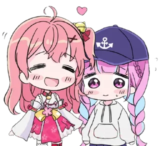 🥺 emoji Minato Aqua ➜ @animee_stickers Telegram sticker 21 of 29