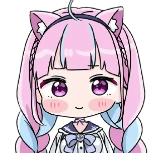 🙂 emoji Minato Aqua ➜ @animee_stickers Telegram sticker 3 of 29