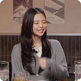 🥟 emoji Jennie Kim :: @gifceline Telegram sticker 13 of 47