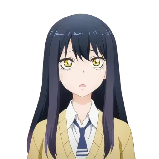 🙄 emoji Mieruko-chan • @animee_stickers Telegram sticker 13 of 15