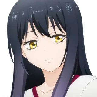 🙂 emoji Mieruko-chan • @animee_stickers Telegram sticker 7 of 15