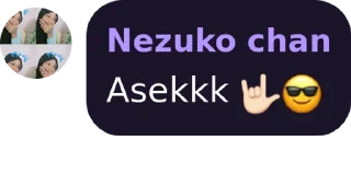 😀 emoji Nezuko chan punyaa Telegram sticker 15 of 63