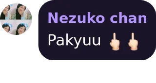 😀 emoji Nezuko chan punyaa Telegram sticker 20 of 63