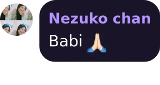 😀 emoji Nezuko chan punyaa Telegram sticker 21 of 63