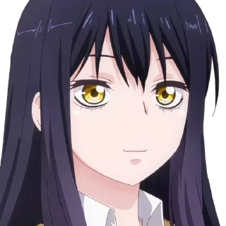 🙂 emoji Mieruko-chan • @animee_stickers Telegram sticker 8 of 15