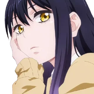 🙄 emoji Mieruko-chan • @animee_stickers Telegram sticker 9 of 15