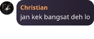 Sticker from Christian