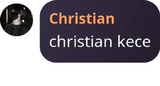 Sticker from Christian