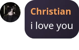 Sticker from Christian