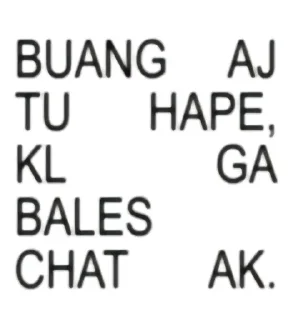 Sticker from gazali pacar ryu