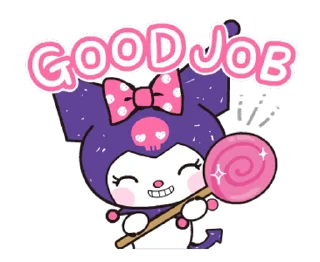Sticker from Kuromi: Cute & Stylish @deazzle
