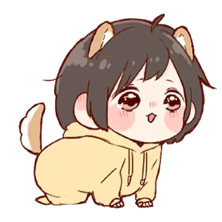 🤎 emoji Sasha cute pack — @stckrRobot Telegram sticker 23 of 103