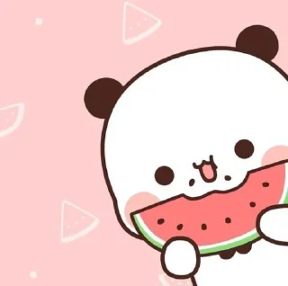 Sticker from mew's cute panda
