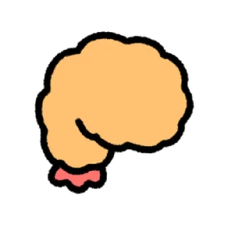 ⭐ emoji cute Fried Shrimp @moe_sticker_bot Telegram sticker 15 of 40