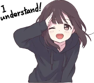 😉 emoji [@AnimeSeriesEngDub] Cute Pack — @stckrRobot Telegram sticker 20 of 89
