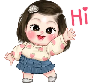 Sticker from Lookpeach So cute (ENG)