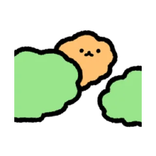 ⭐ emoji cute Fried Shrimp @moe_sticker_bot Telegram sticker 11 of 40