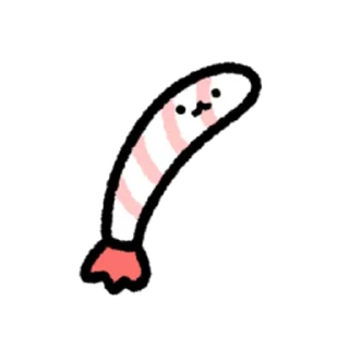 ⭐ emoji cute Fried Shrimp @moe_sticker_bot Telegram sticker 7 of 40