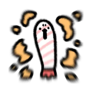 ⭐ emoji cute Fried Shrimp @moe_sticker_bot Telegram sticker 6 of 40