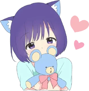 😘 emoji [@AnimeSeriesEngDub] Cute Pack — @stckrRobot Telegram sticker 5 of 89