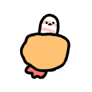 ⭐ emoji cute Fried Shrimp @moe_sticker_bot Telegram sticker 5 of 40
