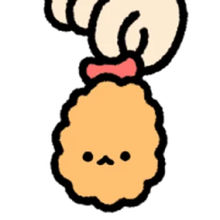 ⭐ emoji move cute Fried Shrimp @moe_sticker_bot Telegram sticker 3 of 40