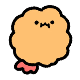 ⭐ emoji move cute Fried Shrimp @moe_sticker_bot Telegram sticker 22 of 40