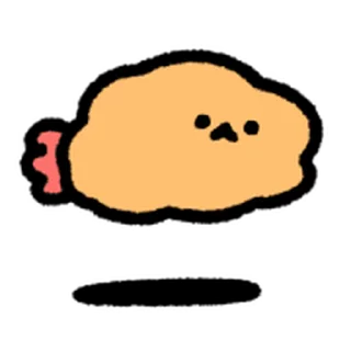 ⭐ emoji move cute Fried Shrimp @moe_sticker_bot Telegram sticker 18 of 40