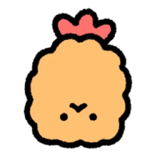 ⭐ emoji move cute Fried Shrimp @moe_sticker_bot Telegram sticker 23 of 40