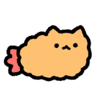 ⭐ emoji move cute Fried Shrimp @moe_sticker_bot Telegram sticker 12 of 40