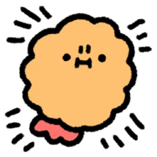 ⭐ emoji move cute Fried Shrimp @moe_sticker_bot Telegram sticker 21 of 40